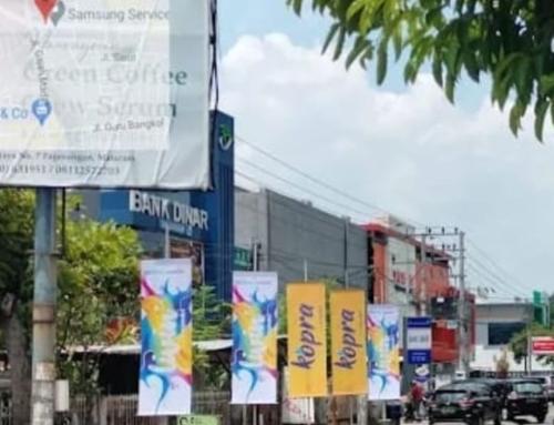 Jasa Pasang Umbul-Umbul T Banner di Lombok NTB