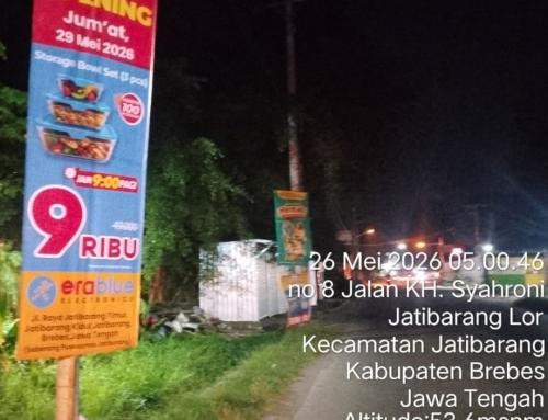 Jasa Pasang T Banner, Umbul-Umbul, Spanduk dan Baliho Brebes Jawa Tengah