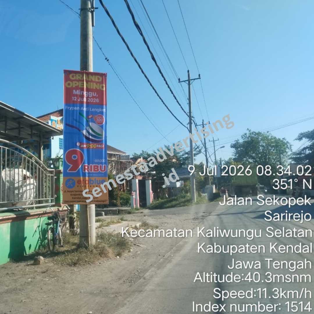 Jasa Pasang T Banner Kendal