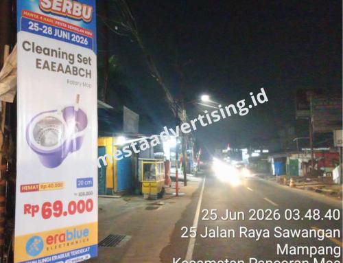 Jasa Pasang Umbul Umbul T Banner Depok