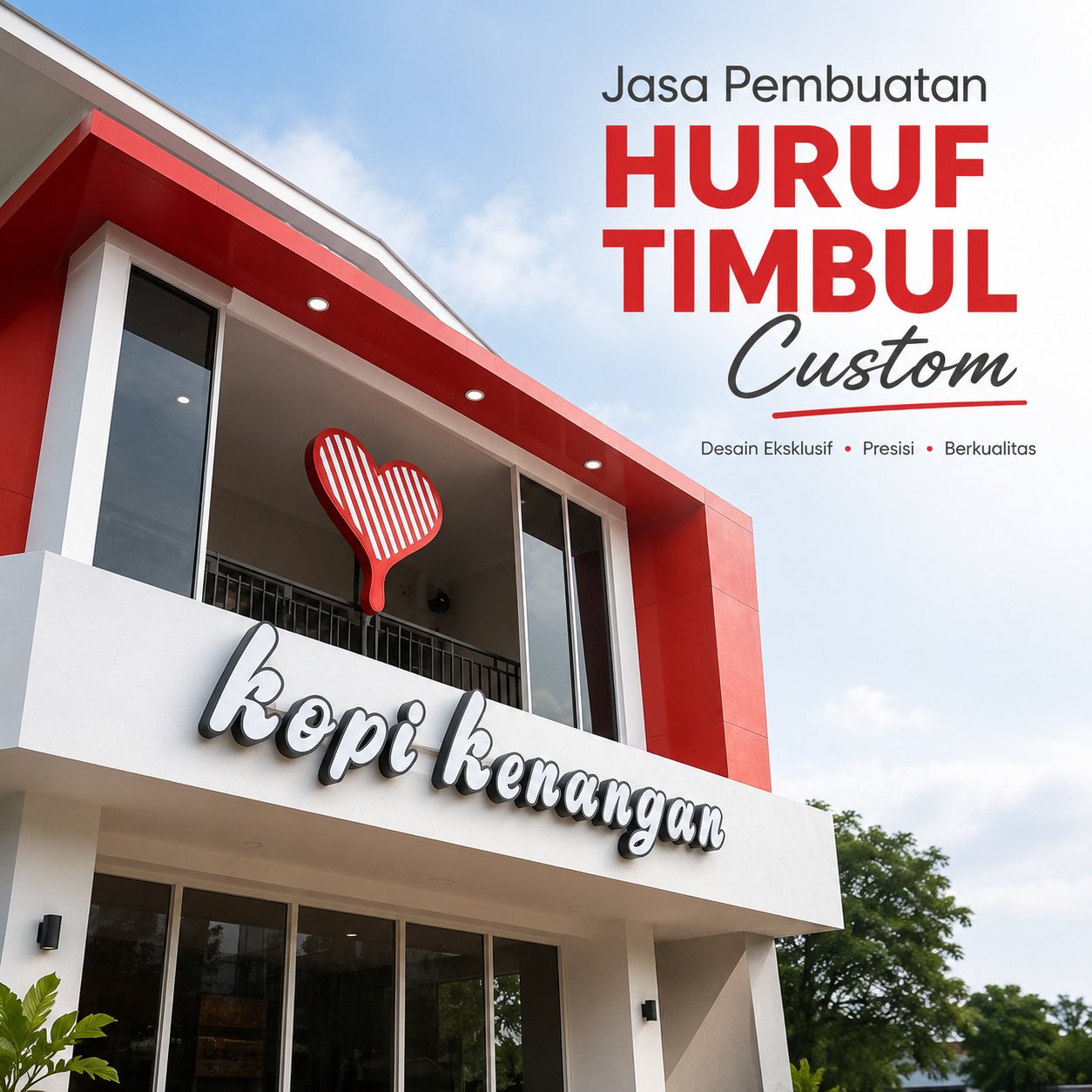 huruf timbul custom
