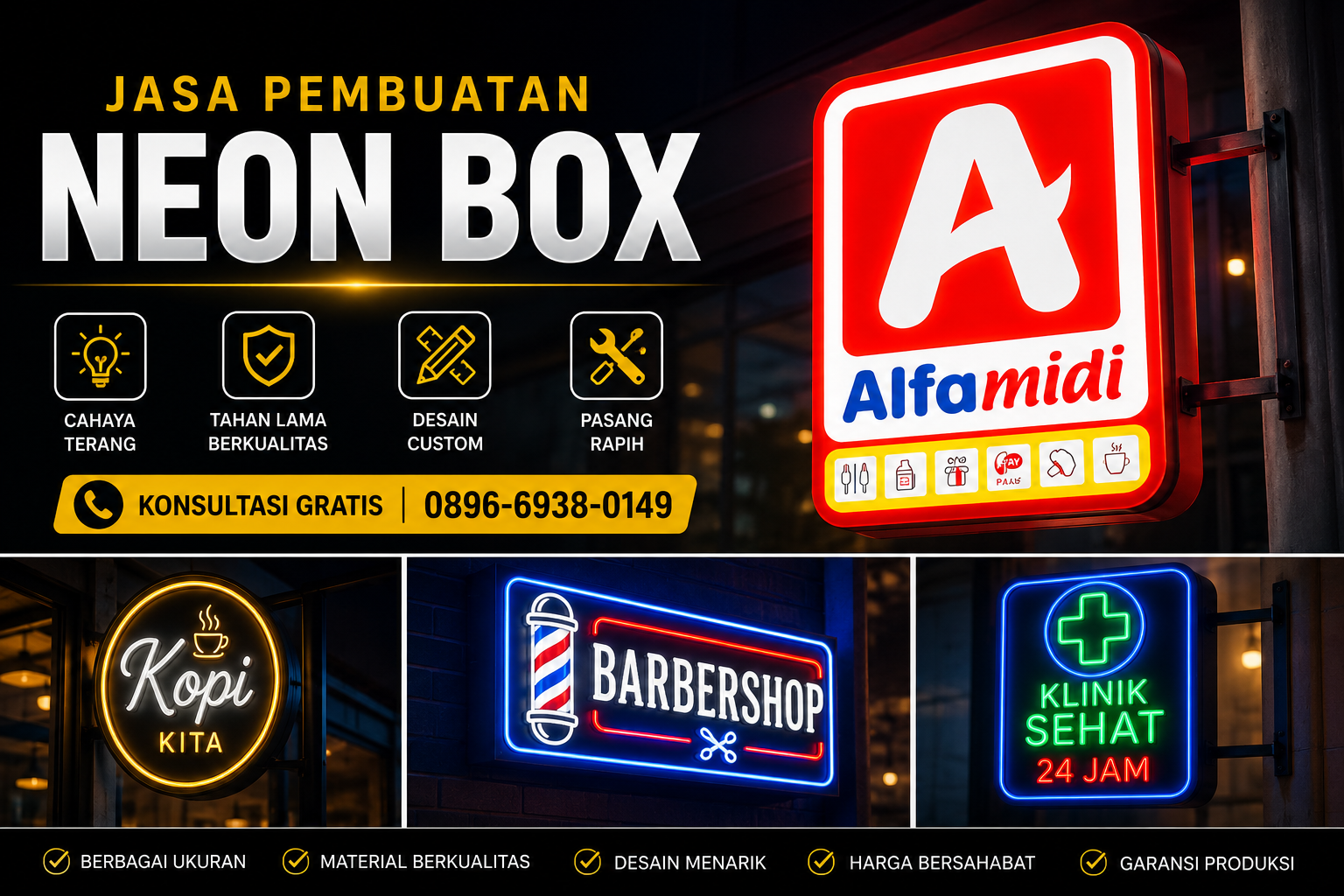 jasa pembuatan neon box
