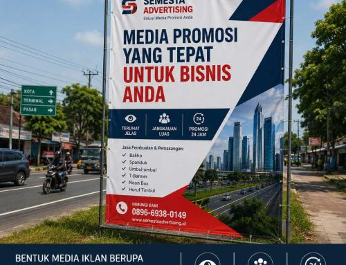Bentuk Media Iklan Berupa Spanduk Besar Biasanya di Pinggir Jalan