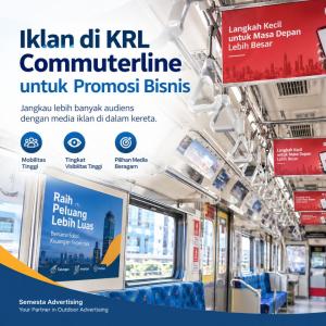 iklan di KRL 
